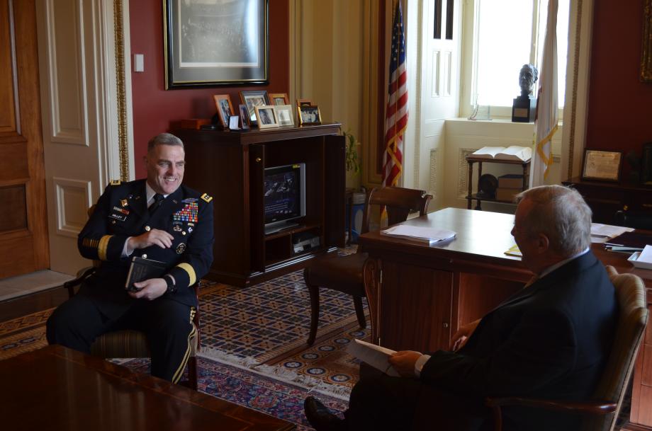 July 14, 2015 - I met with General Milley, the nomination for U.S. Army Chief of Staff